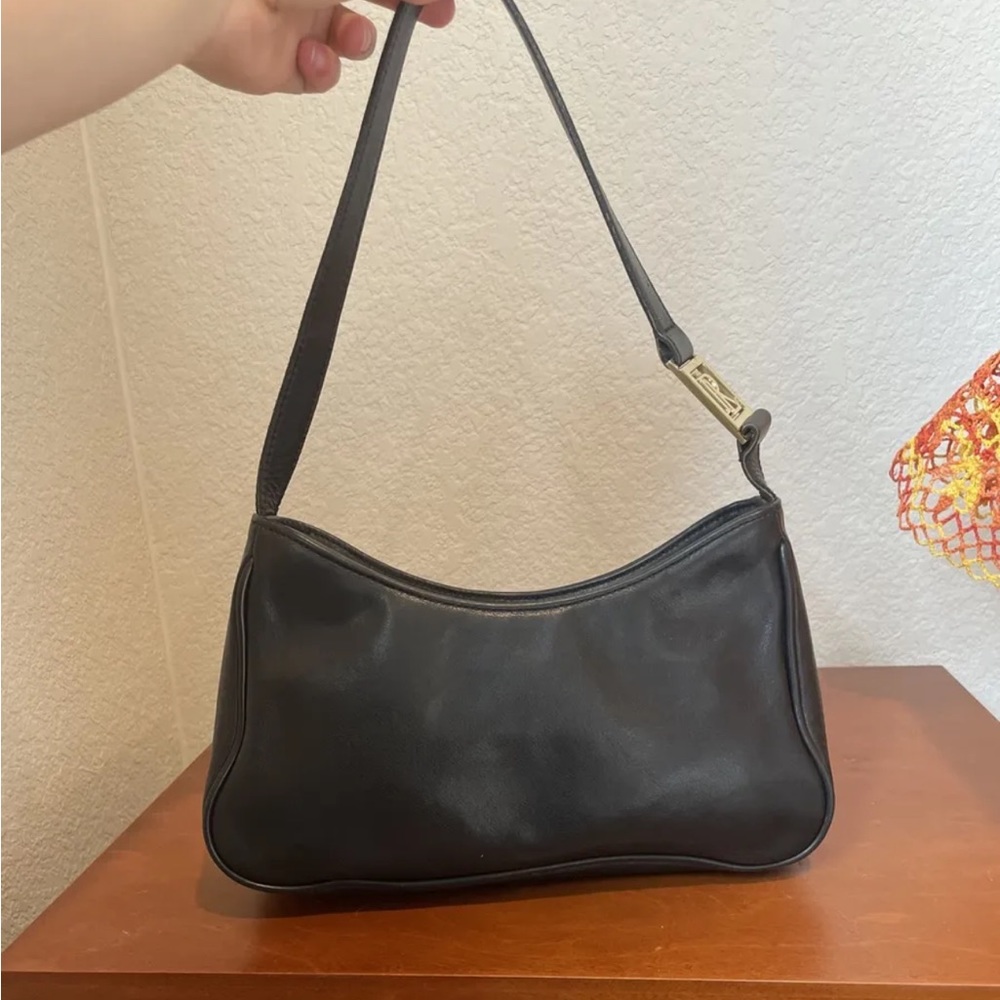 vintage ralph lauren hobo handbag real leather